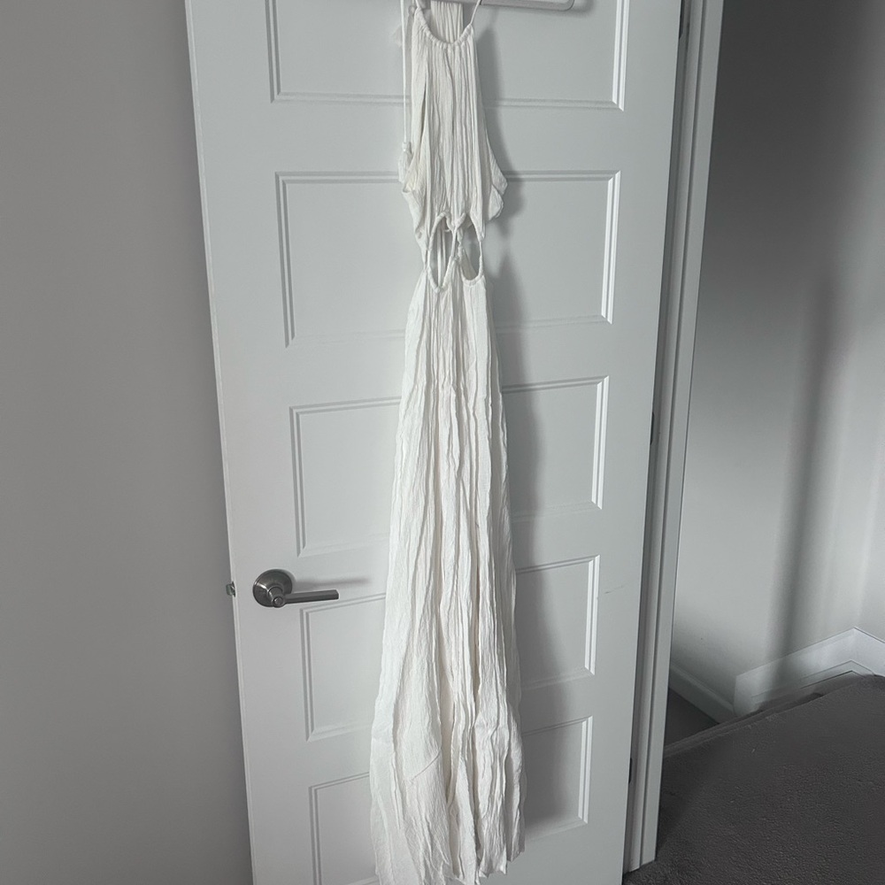 Vici Ivory Sleeveless Maxi Dress